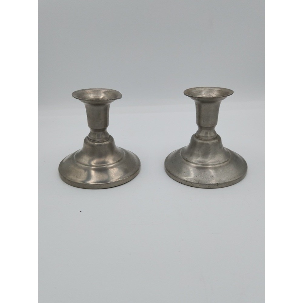 International Pewter Company Candlesticks Set of 2 Candle Holders